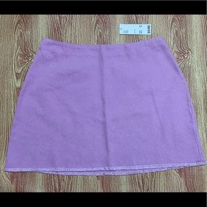 Urban Outfitters Corduroy Purple Hemless Skirt